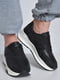 Кросівки чорного кольору на шнурівці | 6577375 | фото 2