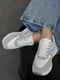 Кросівки біло-сірого кольору | 6577380 | фото 2