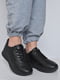 Кросівки чорного кольору на шнурівці | 6577381 | фото 2