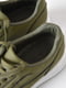 Кросівки кольору хакі на шнурівці | 6577383 | фото 4