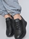 Кросівки чорного кольору на шнурівці | 6577388