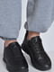 Кросівки чорного кольору на шнурівці | 6577395 | фото 2