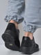 Кроссовки черного цвета на шнуровке | 6577397 | фото 3