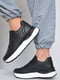 Кросівки чорного кольору на шнурівці | 6577400 | фото 2