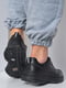 Кросівки чорного кольору на шнурівці | 6577402 | фото 3