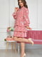 Платье с цветочным принтом розового цвета | 6577521 | фото 2