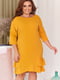 Сукня напівбатальна жовтого кольору | 6577557 | фото 2