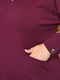 Сукня напівбатальна бордового кольору | 6577570 | фото 4