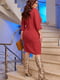 Сукня напівбатальна теракотового кольору | 6577574 | фото 2