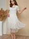 Платье белого цвета с фатином | 6577584 | фото 2