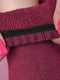 Носки махровые бордового цвета с рисунком | 6577590 | фото 3