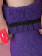 Шкарпетки махрові фіолетового кольору з малюнком | 6577591 | фото 3