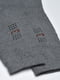 Носки махровые серые с рисунком | 6577605 | фото 2