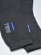 Шкарпетки махрові темно-сірого кольору з малюнком | 6577610 | фото 2
