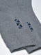 Носки махровые серого цвета с рисунком | 6577613 | фото 2