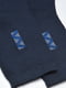 Шкарпетки махрові темно-синього кольору з малюнком | 6577615 | фото 2