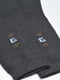 Шкарпетки махрові темно-сірого кольору з малюнком | 6577618 | фото 2
