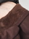Перчатки на меху коричневого цвета | 6577748 | фото 3