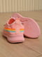 Кросівки рожеві з контрастним оздобленням | 6577811 | фото 3