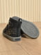 Черные демисезонные ботинки, декорированные заклепками | 6577858 | фото 3