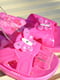 Розовые шлепанцы, украшенные бабочкой | 6577868 | фото 4