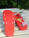 Шлепанцы красного цвета, декорированные бабочкой | 6577882 | фото 3
