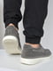 Кросівки сірого кольору на шнурівці | 6577927 | фото 3