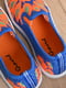 Мокасины сине-оранжевые с рисунком | 6577956 | фото 4