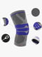 Бандаж-фіксатор (наколінник) колінного суглоба Silicone Spring Knee Pad розмір XL | 6578304 | фото 2