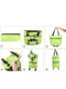Складная хозяйственная сумка на колесах салатового цвета | 6578318 | фото 5