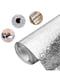 Самоклеющаяся водонепроницаемая алюминиевая фольга для кухонных поверхностей 60см*3м | 6578389 | фото 2