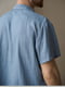 Піжама блакитна з органічного лляного матеріалу: сорочка та шорти | 6578602 | фото 7
