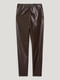 Зауженные брюки коричневого цвета | 6578766 | фото 3