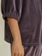 Пижамный джемпер темно-фиолетового цвета | 6578834 | фото 4