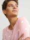 Рожева піжама з принтом: лонгслів і джогери | 6578842 | фото 2