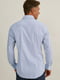 Классическая белая рубашка с синим узором | 6578863 | фото 3