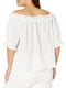 Блуза біла з відкритими плечима | 6581323 | фото 2