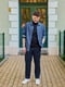 Стильные эластичные брюки синего цвета | 6581701 | фото 13
