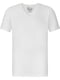 Набір білих футболок з V-подібним вирізом (3 шт) | 6581797 | фото 2