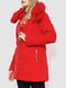 Куртка червона з хутром | 6581833 | фото 3