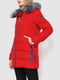 Куртка червона з хутром | 6581836 | фото 3