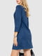 Замшева сукня синього кольору | 6581853 | фото 4