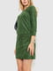 Замшевое платье зеленого цвета | 6581855 | фото 3