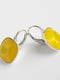 Серебряные серьги с желтыми кристаллами Swarovski | 6583198 | фото 2