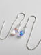 Срібні сережки з підвісками Swarovski | 6583223 | фото 2