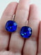 Сережки з кристалами Swarovski королівського синього відтінку | 6583333 | фото 2