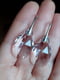 Сережки з великим камінням Swarovski кольору Crystal | 6583383 | фото 4