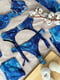 Комплект спідньої білизни: бюстгальтер, трусики-стрінги, пояс з підтяжками, панчохи, рукавиці | 6583577 | фото 15
