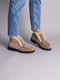 Ботинки замшевые цвета капучино | 6574390 | фото 2