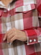 Сорочка піжамна червона в клітку | 6583725 | фото 3